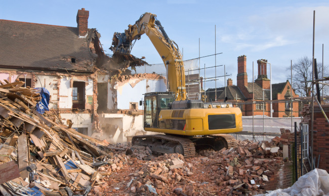 House Demolition in Greensboro, North Carolina